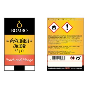 Bombo Wailani Peach and Mango 40ml/120ml Flavorshot